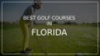 Golfer preparing to swing on a lush green course, highlighting Florida's top-rated golf destinations.